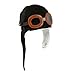 Teensery Baby Toddler Kids Winter Warm Pilot Aviator Cap Fleece Earmuffs Beanie Hat (black)