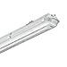 Produktbild PHILIPS Feuchtraumwannenleuchte mit Edelstahlverschlußclipsen Leuchtstofflampe 2x36 Watt EVG IP65