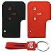 Produktbild Coolbestda Silikon Auto Karte Schlüsselanhänger Cover Case Protector Keyless Entry Halterung für Renault Megane reale società Scenic 3Buttons