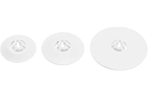 OTOTEC 3 tapas de bobinas de repuesto para máquina de coser pequeñas, medianas y grandes, de plástico, compatibles con Brother, color blanco