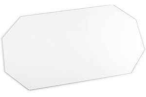 FAS Vetro Sagomato per Calcio Balilla, Vetro Trasparente per biliardino