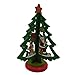 Produktbild takefuns Holz Tischplatte Weihnachtsbaum mit Miniatur Weihnachten Ornaments Ornaments Mini Kleine Xmas wechselt mit Deko Accessoires Weihnachten Dekorationen Innen für Home A2