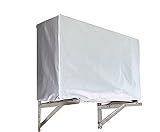 【Diseño único】- Hecho de tela de plata de doble revestimiento que tiene imitación del efecto espejo. El efecto de reflexión del calor es muy significativo, puede proteger su aire acondicionado contra el sol, la lluvia, la nieve, el polvo y los arañazos. Especialmente diseñado para todo tipo de ambientes al aire libre.