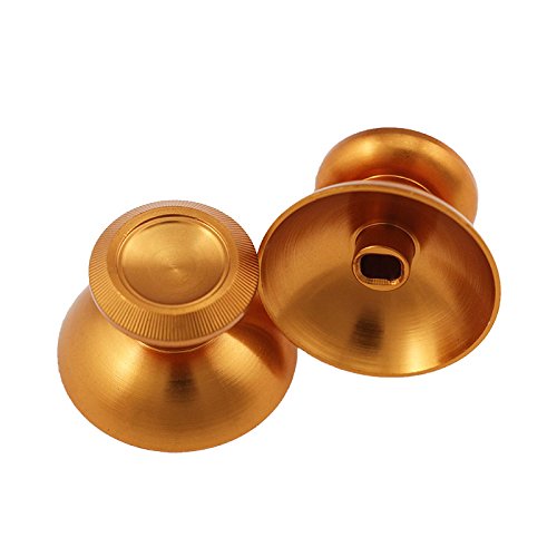 Preisvergleich Produktbild Aluminium Thumbsticks / Analogsticks - Gold / XBox One
