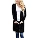 Produktbild MEIbax Damen Leichte Kimono Cardigan Langarm Strickjacke Loose Pocket Slim Mantel Outwear