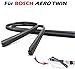 Produktbild 2 x 680/625mm Wischergummi Scheibenwischer Gummi Ersatz für BOSCH 3397007540 A540S AEROTWIN front Wischerblätter - INION