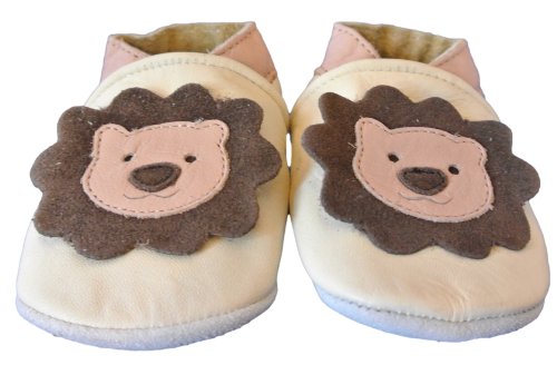 Soft leather baby shoes for boys Lion (12 - 18 months)