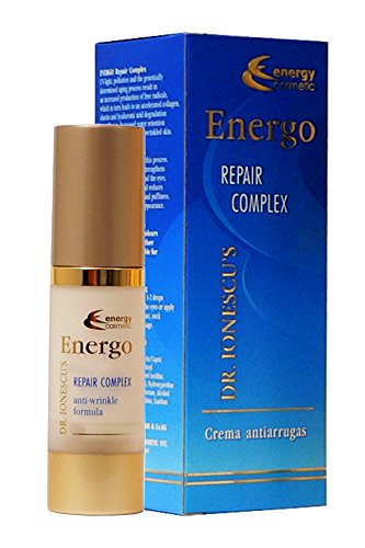 Das PREMIUMPRODUKT Energo Repair Complex Feuchtigkeitscreme von Dr. Ionescu gleicht Mimikfältchen aus, kräftigt und strafft Augenkonturen. Die festigende und glättende Wirkung spendet der Hautpartie im Augenbereich natürliche Weichheit und Feuchtigkei. Die FALTENCREME gegen FALTEN vermindert dunkle Augenringe und Schwellungen und bewirkt so eine jugendliche Ausstrahlung.