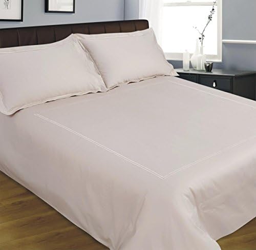 100% Cotton 400 Thread Count Two Row Chord Emperor Collection Double Duvet Set in Beige