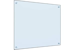 Festnight Pannello da Parete per Cucina in Vetro,Paraschizzi per Cucina da Parete in Vetro Temperato,Paraschizzi da Parete in Vetro 70x40 cm/70x50 cm/70x60 cm/80x50 cm/90x50 cm/100x60 cm