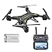 Produktbild Faltbare Drohne Mit Kamera, CHshe Faltbare Rc Quadcopter Mit 1080P 5.0Mp Hd Kamera Wifi Fpv Led-Licht Feste Höhe Kopfloser Modus 3D Flip Selfie Drohne Mit 1800Mah Lange Akkulaufzeit Dual Battery
