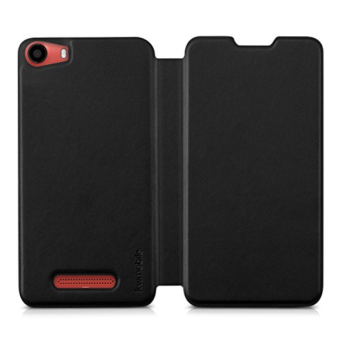 kwmobile Funda para Wiko Lenny 2 - Carcasa para m vil de Cuero sint tico - Case Plegable en Negro reviews kwmobile Funda para Wiko Lenny 2 - Carcasa para m vil de Cuero sint tico - Case Plegable en Negro