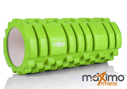 Foam Roller - MassageRolle - Fantastische Schaumstoffrolle für das Fitness Studio, Pilates oder Yoga - Myofasziale Entspannung - 14cm * 33cm - Deutsche Anleitung Enthalten - Lebenszeit Garantie.
