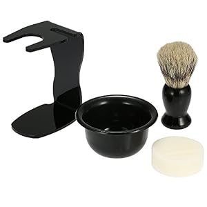 Shaving Bowl and Shaving Razor Stand and Shaving Brush and Shaving Soap Set - Image 5