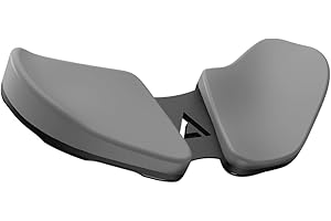 DELTAHUB Carpio 2.0 Reposamuñecas ergonómico para ratón, para diestros, túnel carpiano, alivio del dolor, antifatiga, fácil deslizamiento, elegante, PC de oficina, portátil, juegos, pequeño, gris