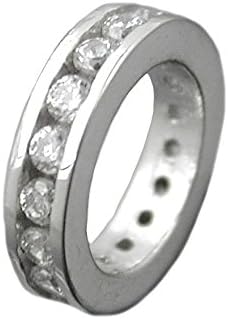 Pendant 90024 - Babtism Ring CZ Silver 925