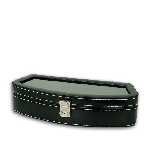 Friedrich Uhrenkasten Uhrenbox schwarz Leder Friedrich Uhrenkasten Uhrenbox schwarz Leder