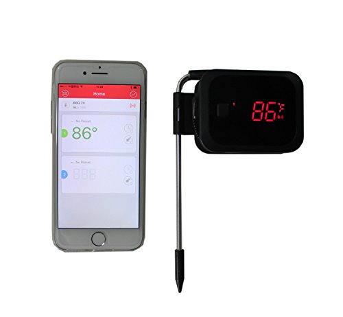 Inkbird Wireless Bluetooth BBQ Thermometer Barbecue Fleischthermometer Timer + Edelstahl Temperaturfühler für Grill, Ofen, Smoker (BBQ Thermometer+1 Sensor) - 3