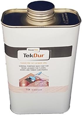 TekDur PreCat is a pre-catalysed Alkyd professional use, high quality wood lacquer/varnish (1lt, 30% Gloss Satin)