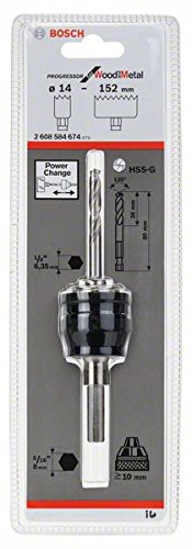 Bosch Pro Power-Change-Adapter mit 8-mm-Sechskantaufnahmeschaft für Lochsägen Progressor