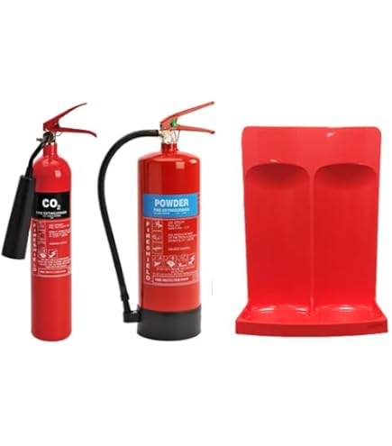 A2Z Fire | Fire Safety | Buy Double Extinguisher Trolley Online