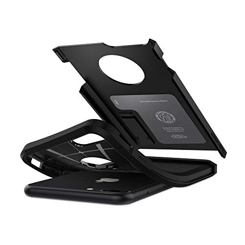 Spigen  Tough Armor 2   Generaci  n Funda iPhone 8 Plus y 7 Plus con Extrema Protecci  n y Tecnolog  a de Coj  n de Aire con Kickstand para iPhone 7 Plus  2016   iPhone 8 Plus  Negro 