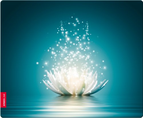 Speedlink Silk Mauspad Lilie im Wasser (weiche Oberfläche, geringer Gleitwiderstand, gummierte Unterseite, verschiedene Motive)