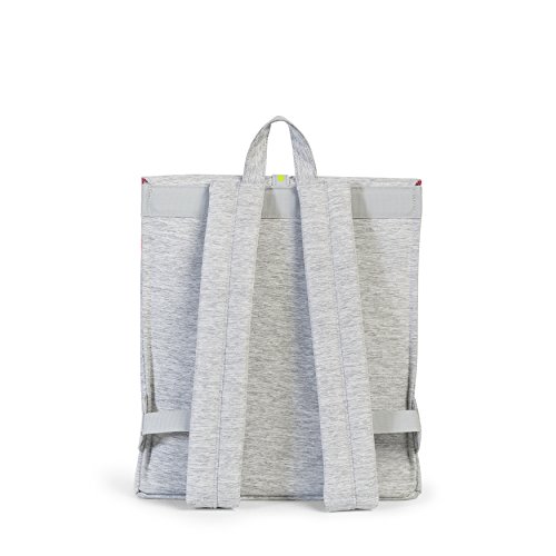 Herschel Supply Company SS16 Casual Daypack, color Light Grey Crosshatch/Light Grey Rubber/Acid Lime Insert, tamaño talla única