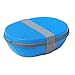 Produktbild Rosti Mepal Brotdose Ellipse Duo Polypropylen/Polyethylenterephthalat; 22,5 x 17,5 x 7,5 cm, aqua, 22.5 x 17.5 x 7.5 cm