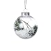 Produktbild Weihnachtskugeln Baumschmuck Weihnachten Deko Anhänger modisch Kristallkugel Glaskugeln Weihnachtskugeln Winter Wünsche Weihnachten Hotel Einkaufszentrum Anhänger (D)