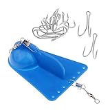 Farbe weiß; Blau perfk Bootsangeln Schlepper Minenabweiser Verstellbares Gewicht Schlepp Tauchbrett Mit Angelhaken