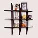 Onlineshoppee Big Tier MDF Wall Shelves Brown RS.1299.00