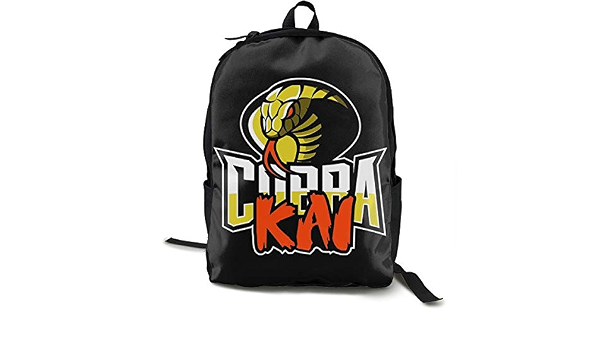 Cobra Kai - Zaino per scuola, lavoro e università, con scomparto per laptop  e schienale imbottito : Amazon.it: Informatica