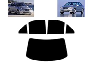 TINTCOM.COM Pellicola Oscurante Vetri Auto Pre-Tagliata per-Mercedes C Class W203 4-Porte Berlina 2000-2007 Vetri Posteriori & Lunotto (20% Fumo Scuro)