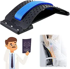 nunki trend Back Stretcher, Backright Lumbar Relief Lower Back Stretcher, Multi-Level Back Massage Stretcher Device, Upper And Lower Back Pain Relief, Spinal Pain Relieve.(multicolor)