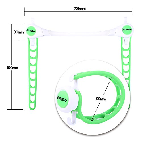 ACRATO LED Fahrradbeleuchtung Fahrrahdlampe Siliconleuchte 3 Licht Modi Wasserdicht, Befestigung an Rahmen Rad Backpack - 6