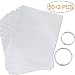 Produktbild Dioxide 450 Pockets Sammelkarten Leere Sammelkartenmappe Transparent Sammelkartenzubehör für 50 Seiten mit 2 Heftring