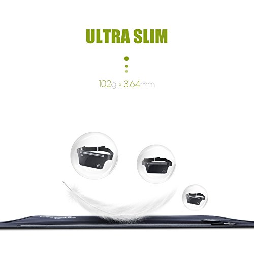 Sport Bauchtasche, MOSSLIAN Stilvolle Super Leichte Reise Elastische Hüfttasche Gürteltasche Laufgürtel Reflektorstreifen und mit Kopfhöreröffnung geeignet für Handy iPhone 7 6 Samsung Galaxy S6 Huawei P9 Mate 8 HTC ONE bis 6 Zoll Smart Phone für Damen Herren Joggen,Fitness, Lauftraining (Schwarz) - 4