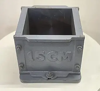 Royal Nautical UTC Concrete Cast Iron Cube Mould Non ISI Perfect Casting Oiled Surface for Long Life ? Heavily Packed for Complete Safety in Transportation - 150x150x150mm, Grey, Standard (UTCCM-59)