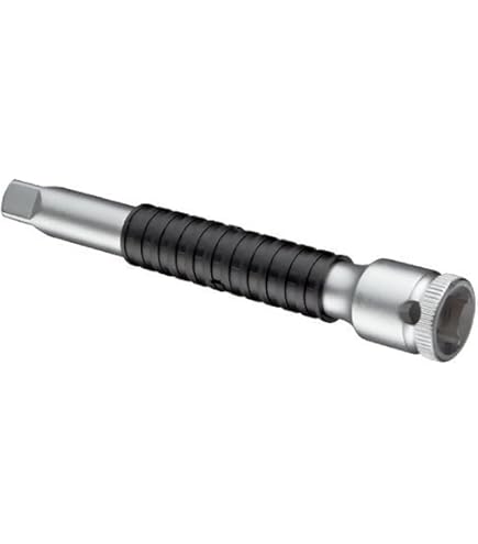 Rallonge Zyklop Wera 1/2" Avec Système Flexible-lock - 250 Mm - Pour Douilles à Carré 1/2" - Argent/noir