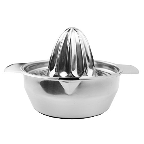 Tailcas® Fashionable Küchen Multi Funktions Edelstahl Manuelle Handpresse Orangen, Grapefruit, Zitrone, Kiwi, Citrus Squeezer Saft Entsafter Saftpresse Zitronenpresse Orangenpresse mit Auffangbehälter - 4