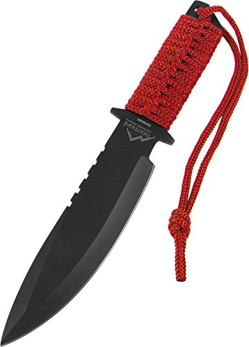 Messer mit feststehender Klinge und Nylontasche, Griff mit Nylonband "Adventurer"