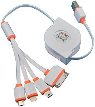 Betteryourlife 2A Fast charging Portable USB 4 in 1 Charging Cable (Green)