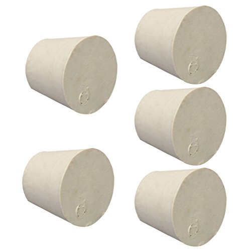 5x Labor Voll Gummi Stecker Stopper Bungs Flask Konische Rohrstopfen – 6 # - 9