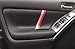 Toyota Matrix 2003-08 door insert covers - front FREE SHIPPING by RedlineGoods