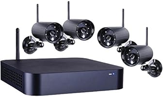 Smartwares 4-Kanal Kamera Sicherheitssystem mit drahtlosem Rekorder, schwarz, WDVR740S