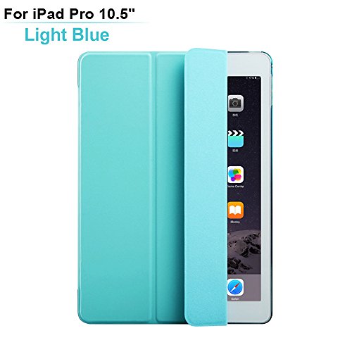 Batianda iPad Pro 10.5 Hülle,Auto aufwachen / Schlaf Funktion Schutzhülle für iPad Pro 10.5 Zoll Modell 2017,Himmelblau - 2