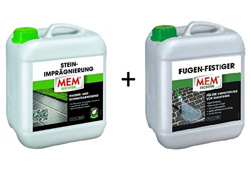 Preisvergleich Produktbild MEM Stein-Imprägnierung 5l + Fugen-Festiger 5l