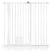 Produktbild Bettacare Haustier-Tor mit Cat Flap effektive Barriere für Haustiere 75cm - 174cm (107.4cm - 115cm, weiß)