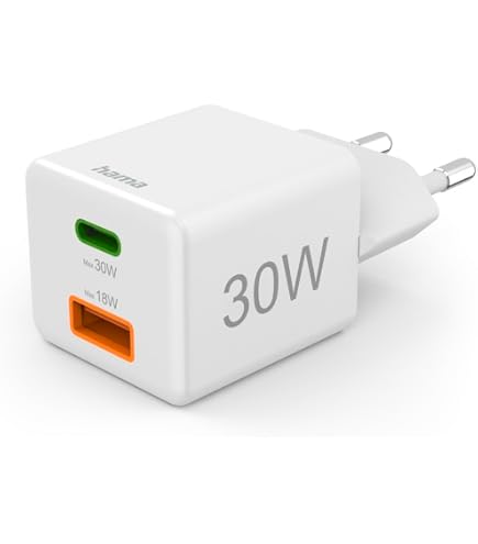 Hama Caricatore rapido, 2x USB-C, 1x USB-A, mini caricatore piatto, PD
